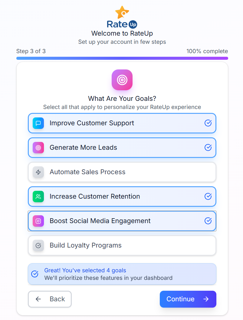 Account details form