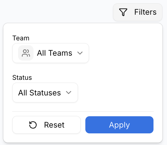 Campaign filters