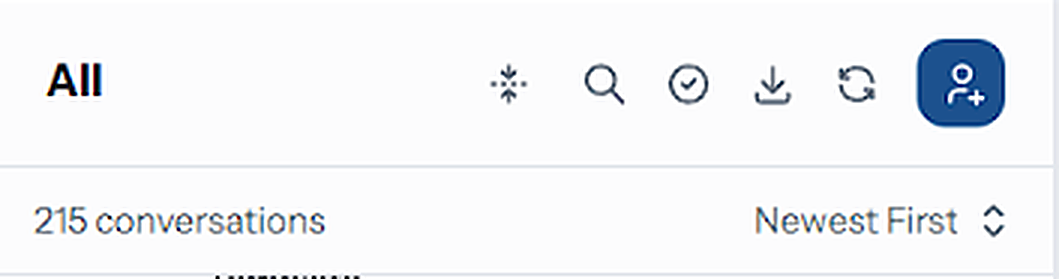 The Inbox toolbar