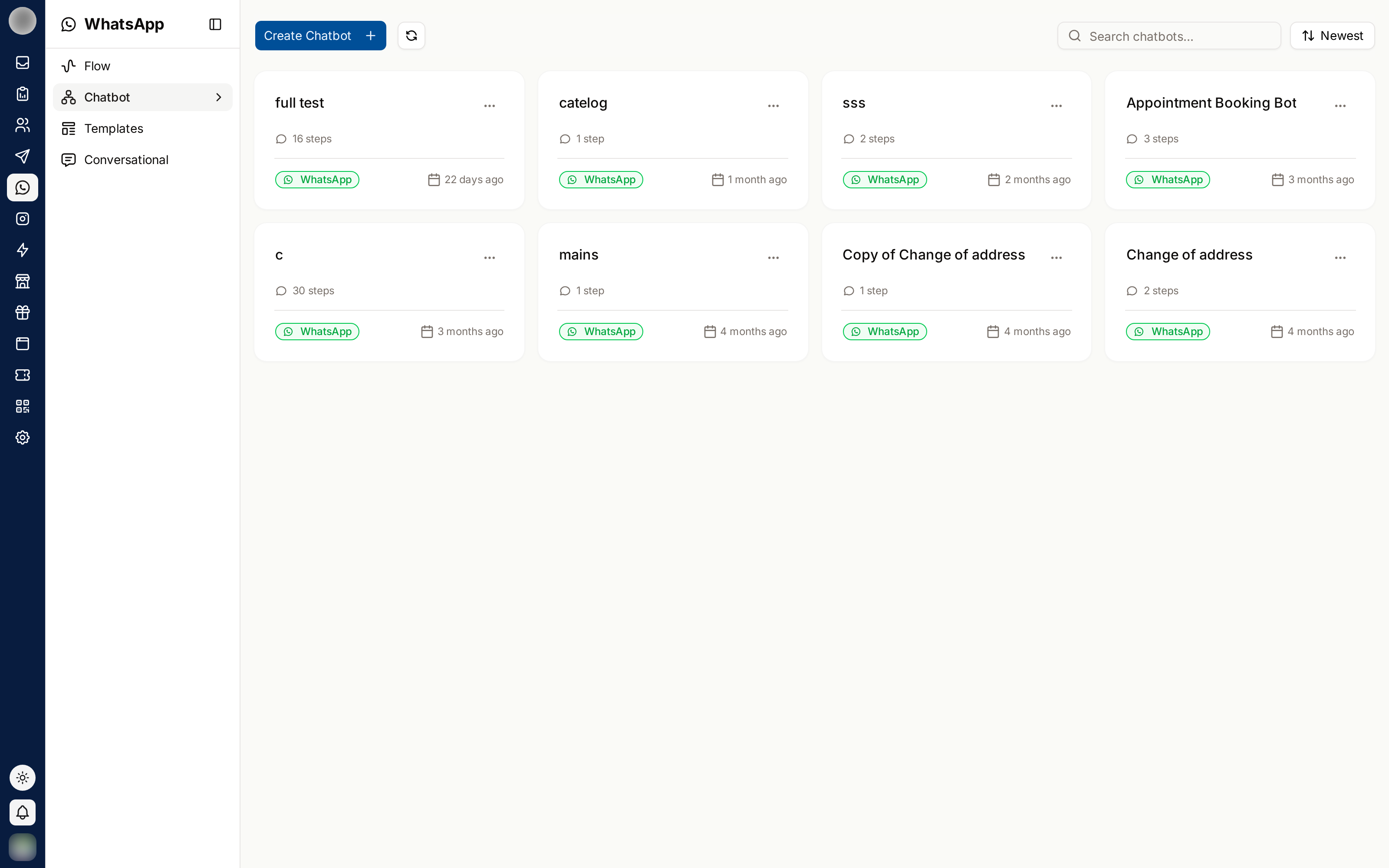 Your WhatsApp chatbots