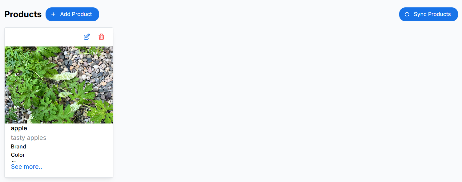 Catalog products list